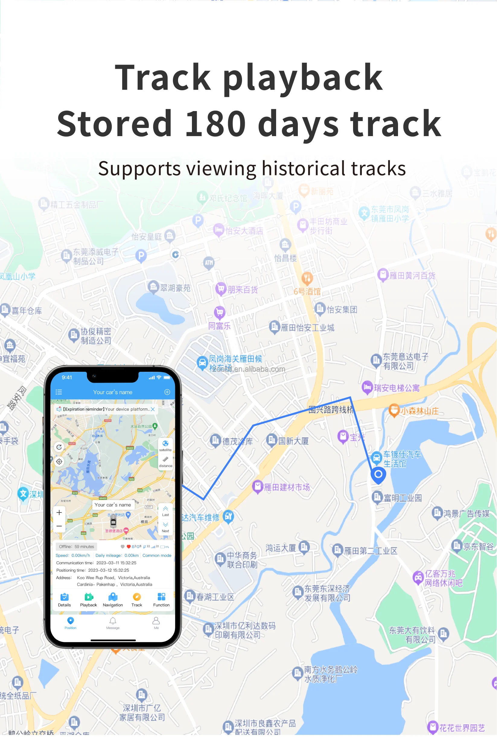 4G GPS OBD Tracker Lange stand-by met sterke magneet Simkaart Android App Track View Acc-detectie LBS AGPS-positionering