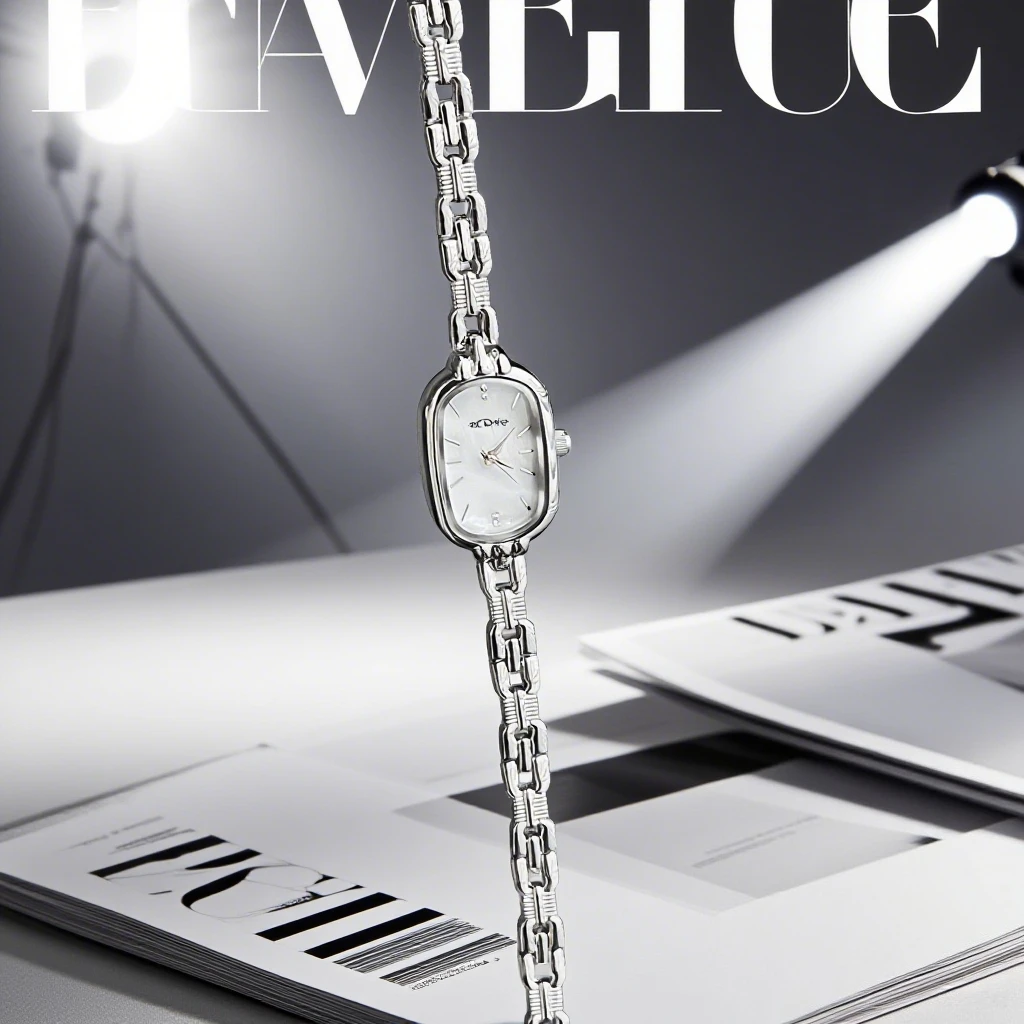 Simple Slim Square Chain Steel Band Quartz Watch Women Fashion Exquisite Ladies Wristwatch Elegant Female Clock relogio feminino