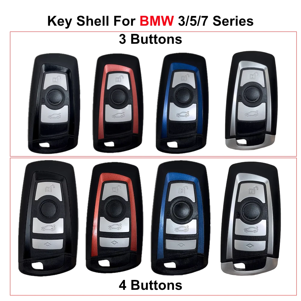 Smart Remote Car Key Shell Fob For BMW F Series 3/5/7 Series 2009 - 2016