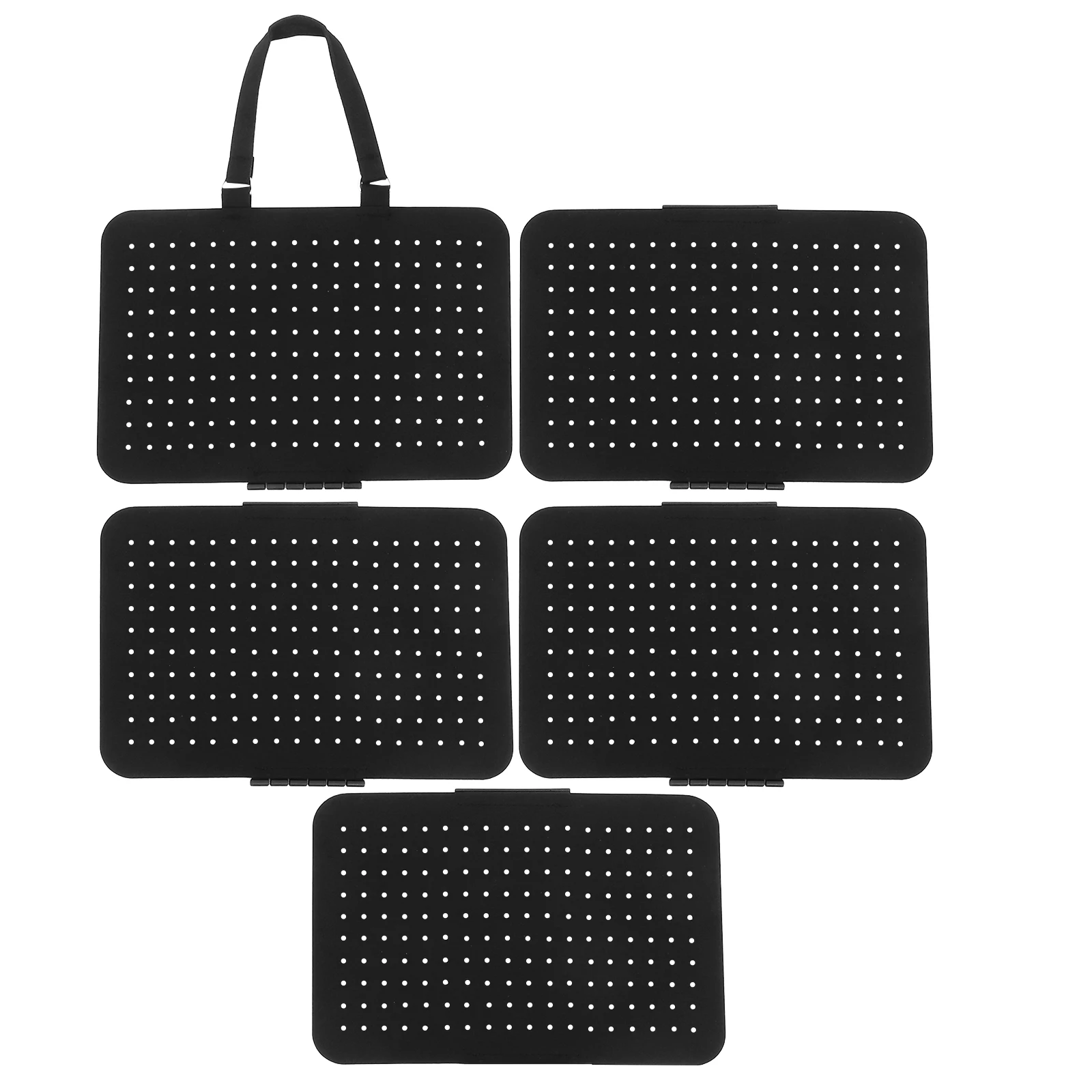 

1 set Jewelry Storage Board Felt Hanging Organizer Earring Necklace Pin Display Wall Mount Brooch Holder Detachable for Home
