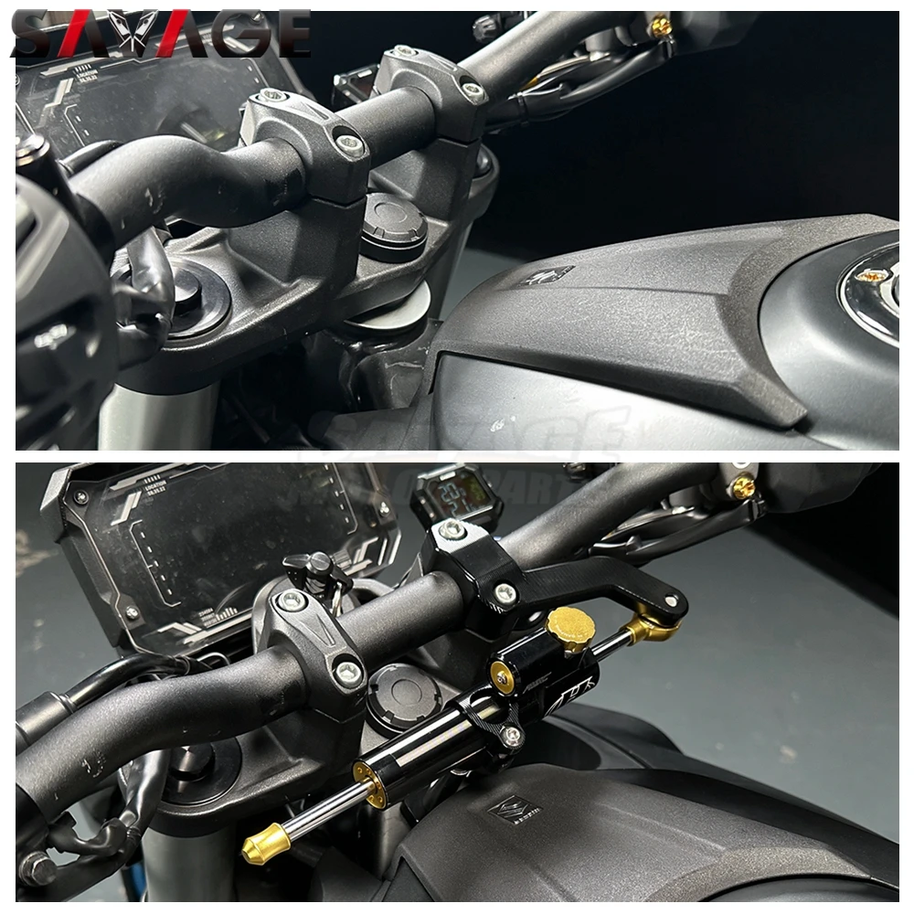 2025 GSX8S Steering Damper Stabilizer Bracket Mount For Suzuki GSX-8S 2023 2024 Linear Reverse Safety Absorber Kit Mount Bracket