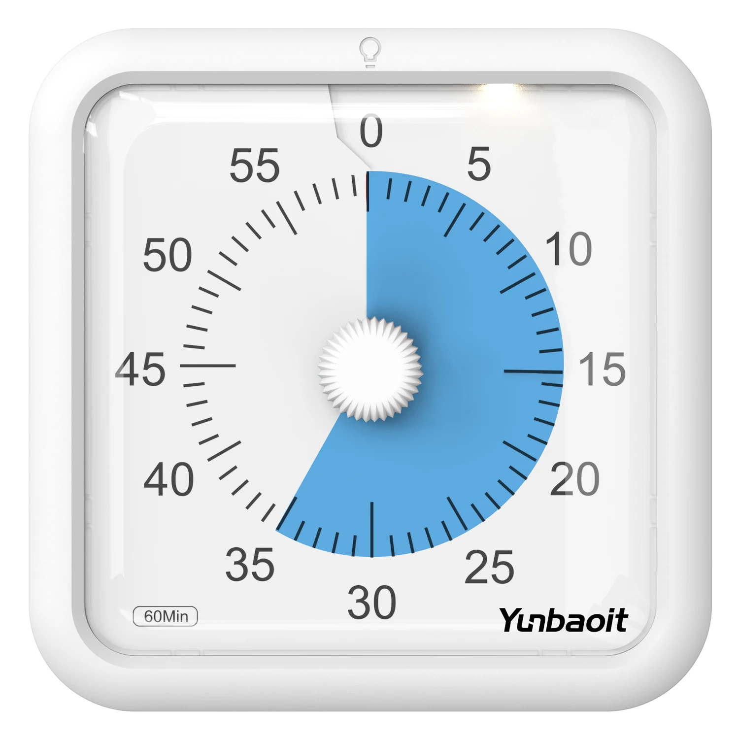 Yunbaoit 16cm Visual Timer, VT06 Large 60 Minute Classroom Countdown Timer, Suitable for Children and Office Use