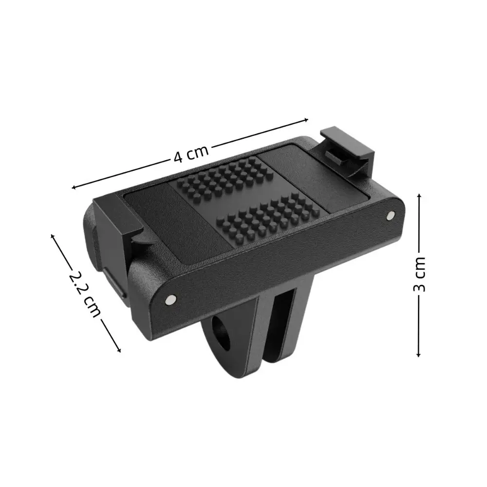 อะแดปเตอร์ยึดฐานแม่เหล็กตัวต่อขาตั้งกล้องแบบปลดเร็วสีดำ1/4อะแดปเตอร์สำหรับกล้อง3/4แอคชั่น DJI