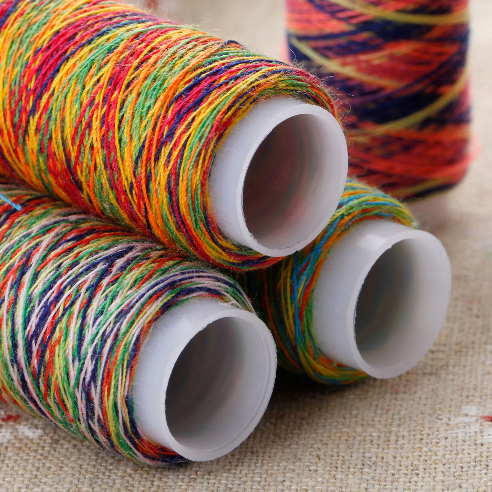 5pcs 110M Colorful Sewing Machine Thread Set Ployester Quilting Thread Embroidery  Sewing Accessories