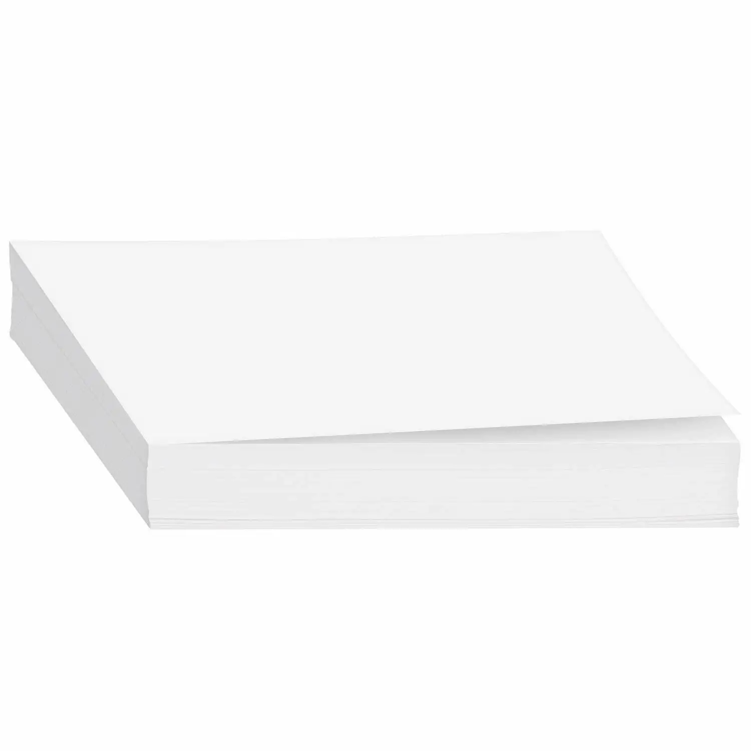 Size A5 Plain White Cardstock Smooth Thick Paper For Craft - Thickness 180GSM 65lb Cover