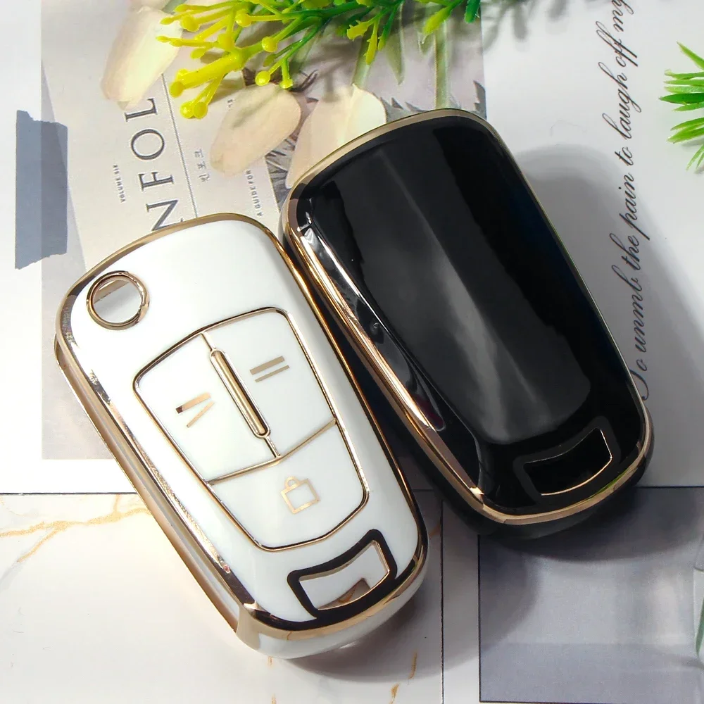 Fashion For Vauhxall Opel Astra H Corsa D Insignia Vectra Zafira Signum Protective Soft TPU Car Smart Key Case Cover Shell