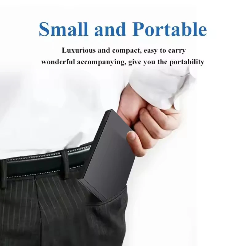 USB 3.1 External Hard Drive Enclosure 2.5 inch SATA to USB3.1 UASP Clear Portable Hard Drive Case 4T HDD Tool-Free Transparent