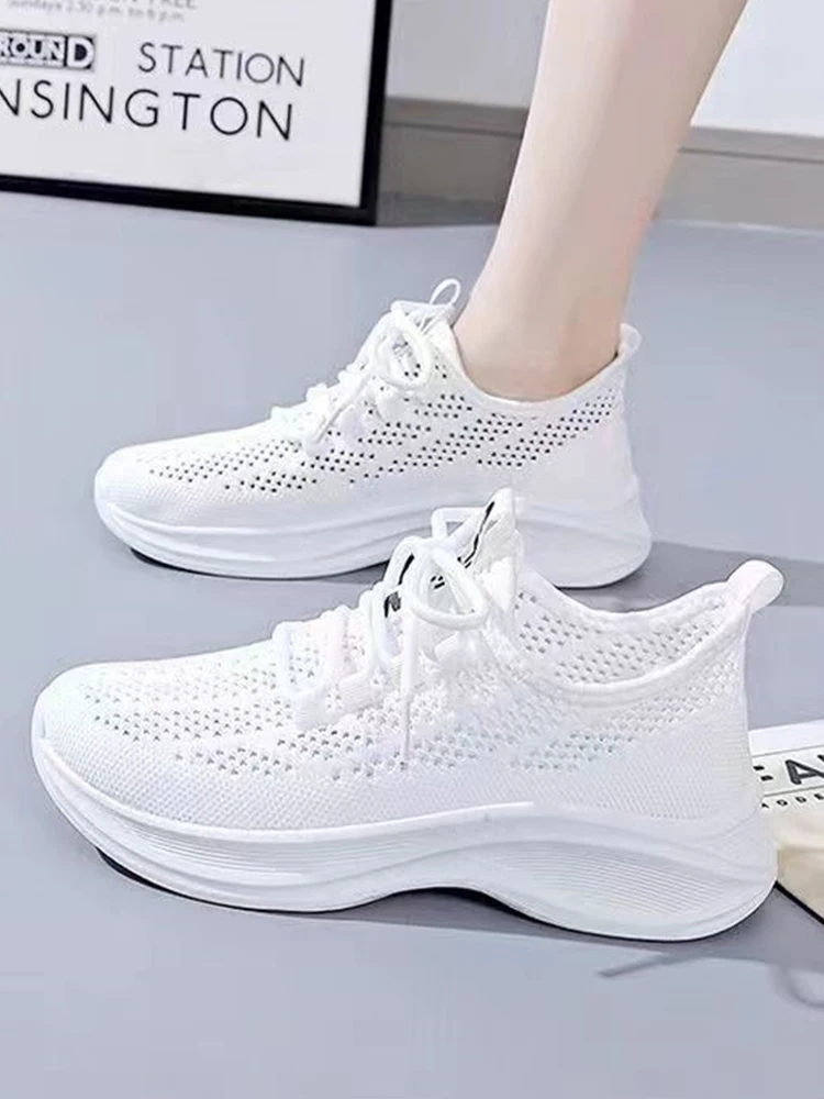 

Women's Summer Breathable Me Sport oes Casual nut Sle Soft Bot Hollow out Design Comfortable Lightweight Rubber ...