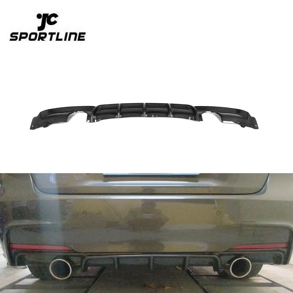 

Carbon Fiber F30 325i Rear Diffuser For BMW 325i 320i 328i 335i Dual Tips 2012-2017