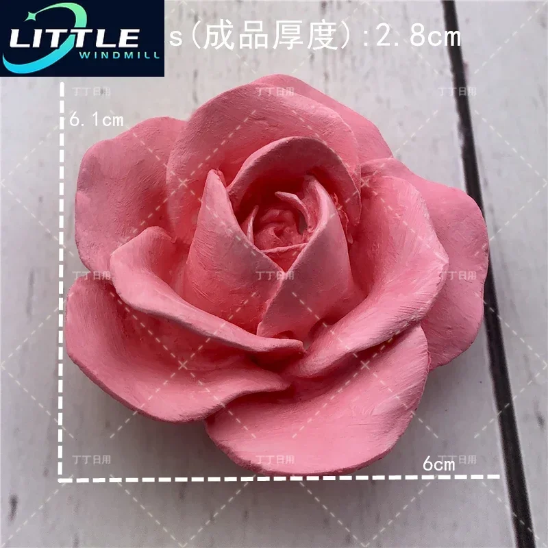 DIY Flower Rose Silicone Fondant Cake Mold Soap Jelly Mousse Chocolate Decoration Baking Tool Moulds Reusable Material