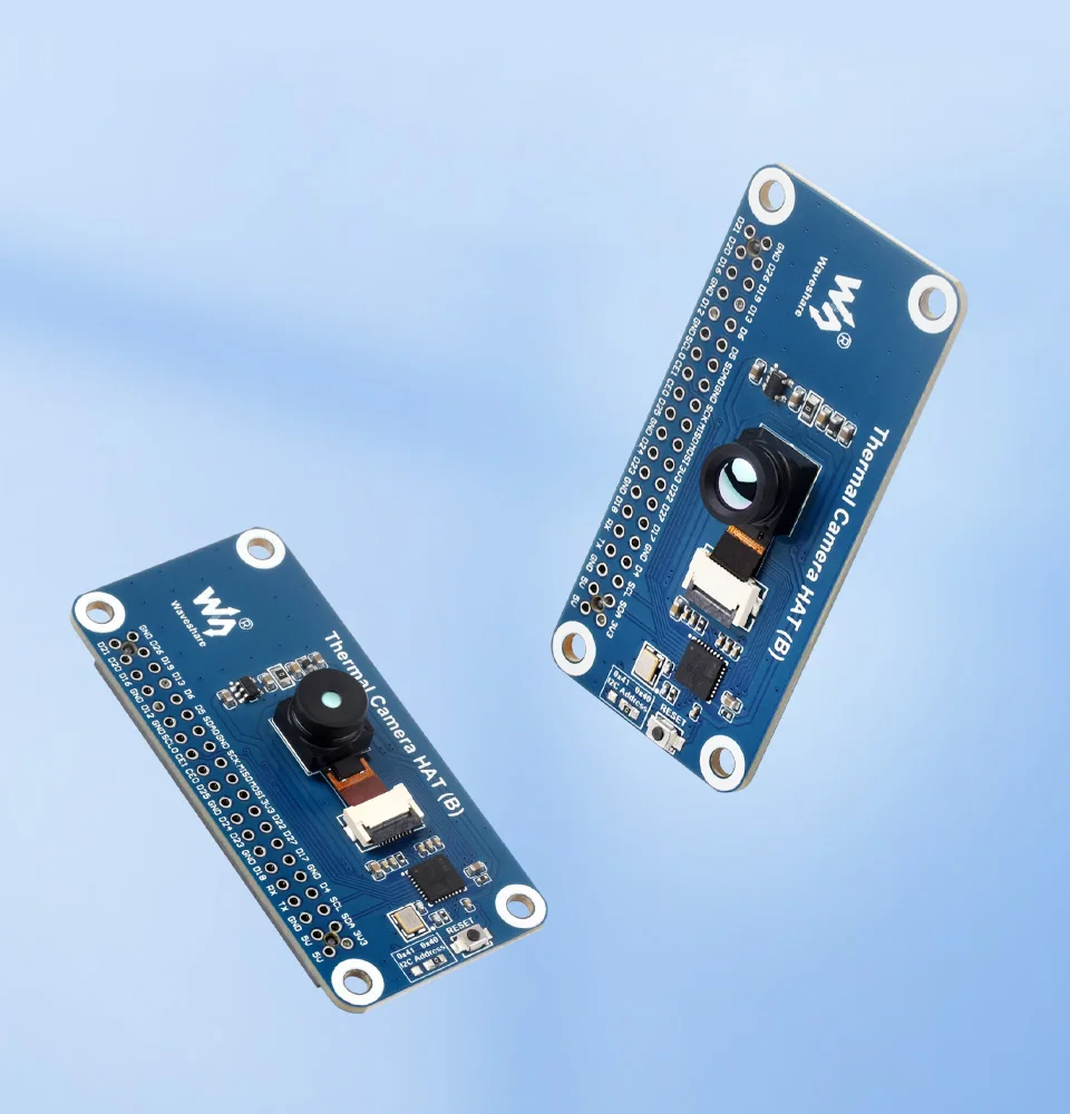 Тепловизионная камера с длинноволновым ИК-излучением HAT (B) для Raspberry Pi, варианты на 45 ИК-диапазонов °   / 90 °   FOV, ИК-камера Raspberry Pi, 80×62 пикселей