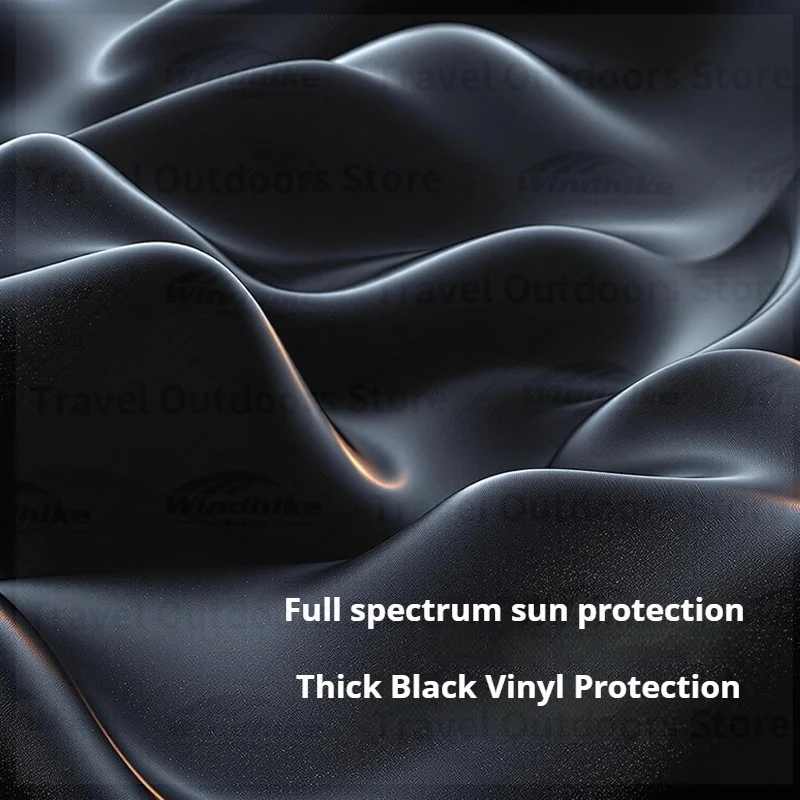 Naturehike BLACKDOG SpaceX خيمة المظلة لمدة 5-8 أشخاص قماش القنب طلاء أسود واقية من الشمس التلقائي خيمة قماش القنب الخيام للحديقة في الهواء الطلق #2