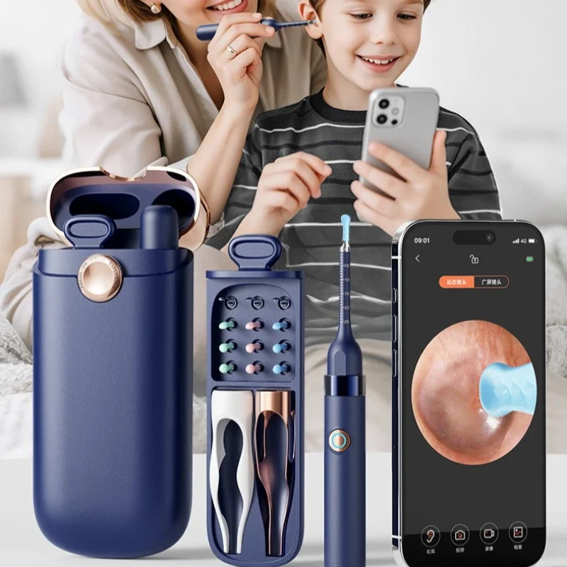 أداة تنظيف الأذن البصرية متعددة الوظائف مع كاميرا 800 وات HD المنظار تتضمن منظف شمع الأذن البصري الذكي المحدث للتخزين #1