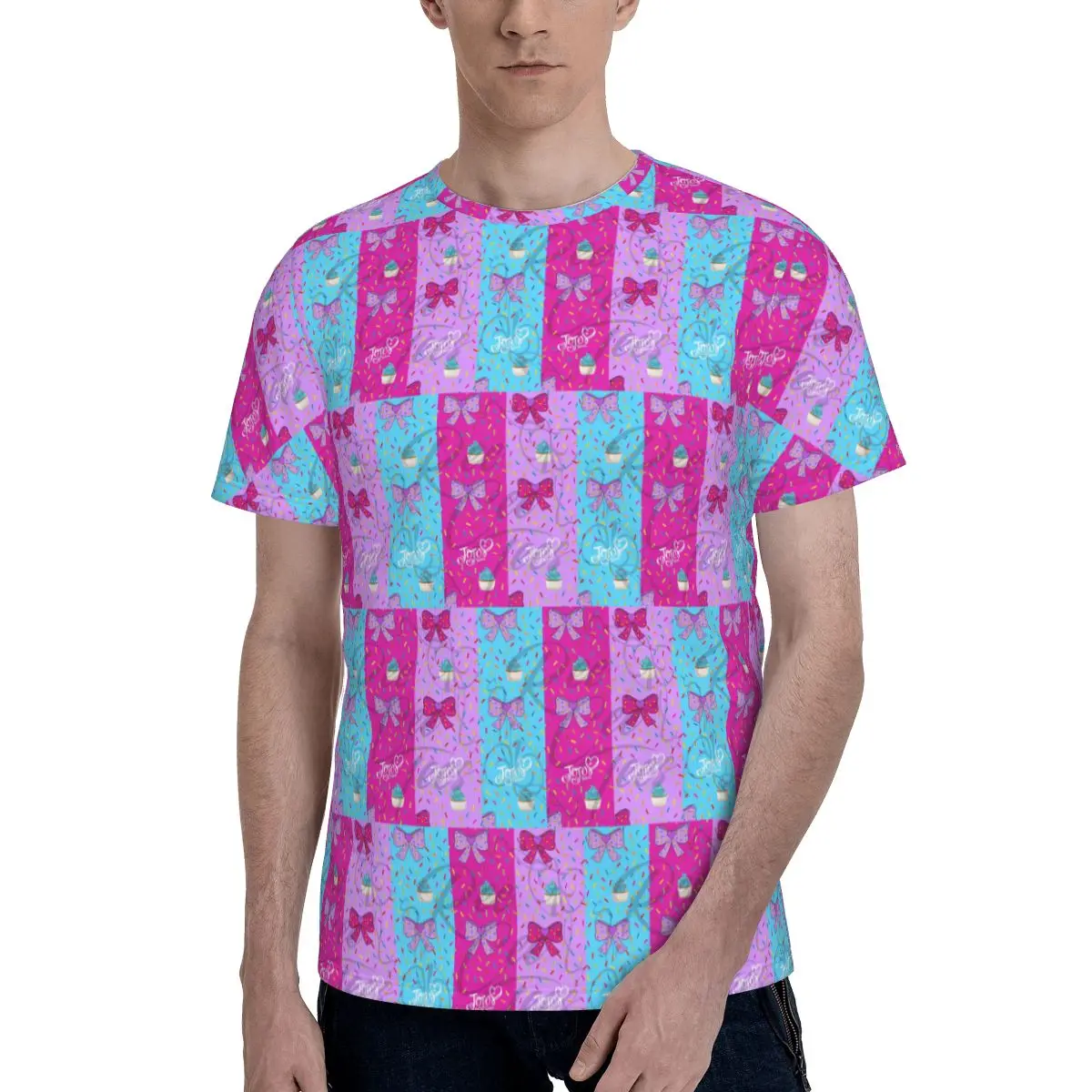 Vintage JoJo Siwa Bootleg Singer Karma Album T-Shirt for Men Cotton T Shirts Men's Short Sleeve Crew Neck Summer Clothes Tops