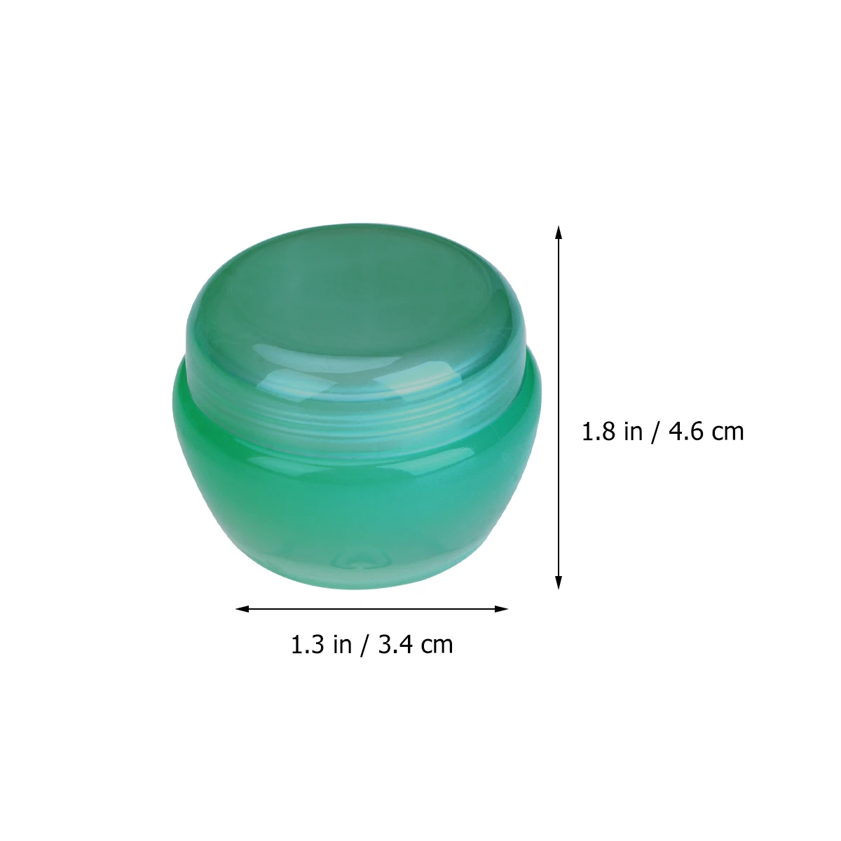 

12pcs Mushroom Shaped Containers Sealed Screw Cap for Travel Eyeshadow Balms Lotions Powder Empty Bottles Accessories Cream