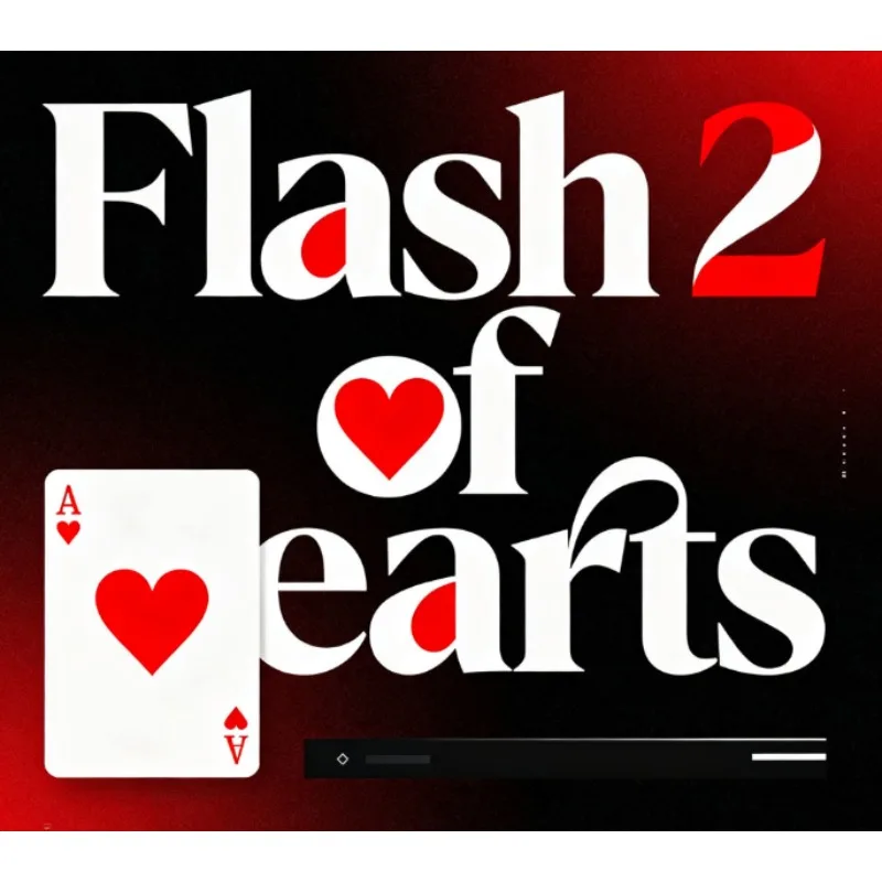 

Flash 2 of Hearts Gimmick By J.C Magic Card Magic Tricks Close Up Mentalism Magia Magie Magicians Prop Accessory Illusion