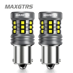 Maxgtrs 2Pcs 1156 BA15S P21W LED Bulb Canbus Ultra Bright 7506 T20 7440 W21W LED Lamp Auto DRL Reversing Light 12V 1200LM