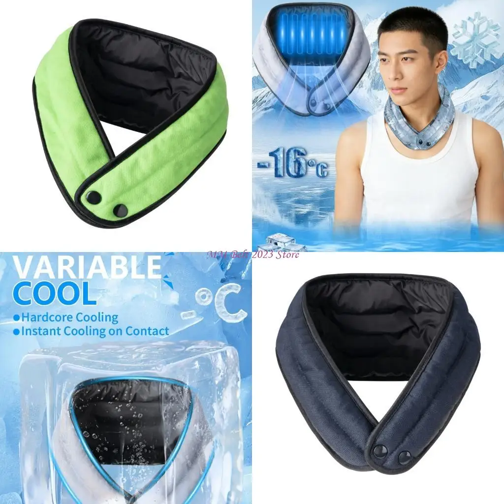 49ME Wrap Reusable Water Activated Scarf with 58 x 13.5 Closure and Up to 72 Hour Cooling
