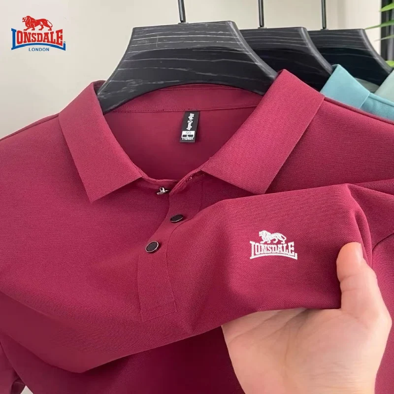 

Men's High-quality Short Sleeved Ice Silk Seamless Top Custom Designer POLO Shirt Summer Breathable Casual T-shirt