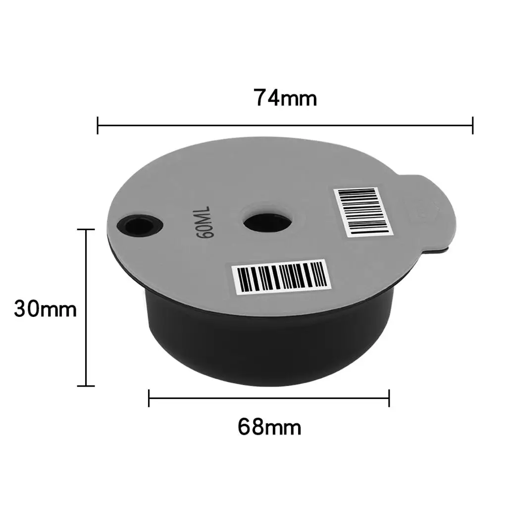 Refillable Reusable Plastic Coffee Capsule Cups for Bosch for Tassimo Coffee Maker Reusable Coffee Pods Accessories