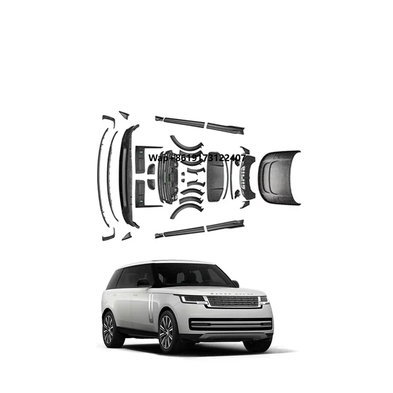MSY Style – ensemble complet de kits de carrosserie en Fiber de carbone, pour SUV Long M sv, Kit de carrosserie d'autobiographie 2022 – 2024