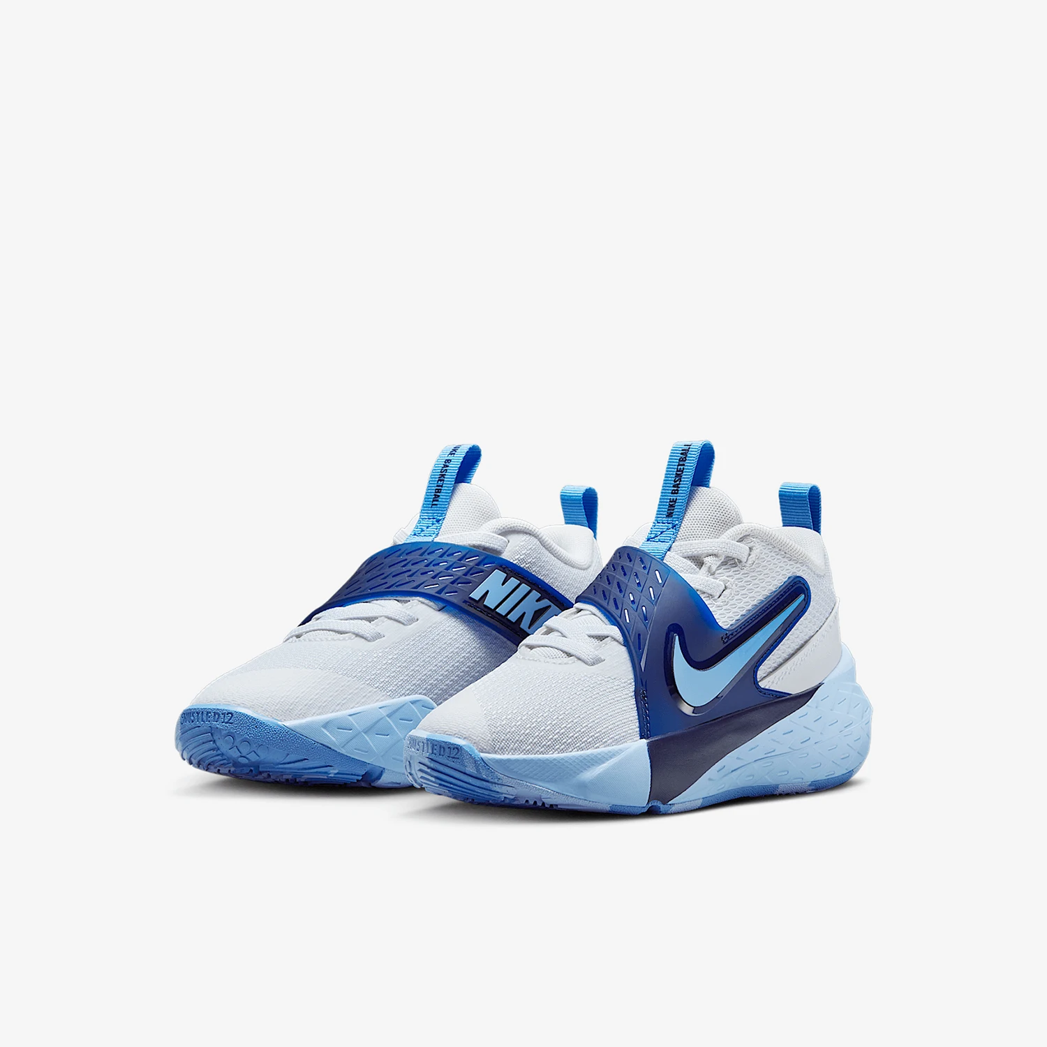 

Nike Authentic Team Hustle 12 Kids' Mesh Training Basketball Shoes HF6280-100