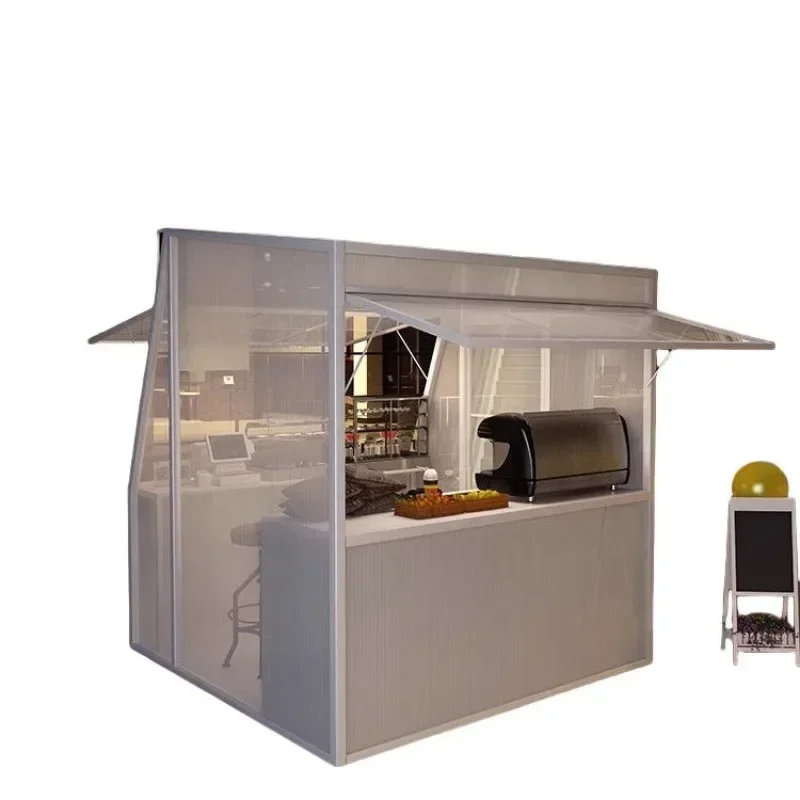 Art Commercial Street Stall Special Cottage Stall Rack Mobile Kiosk 6