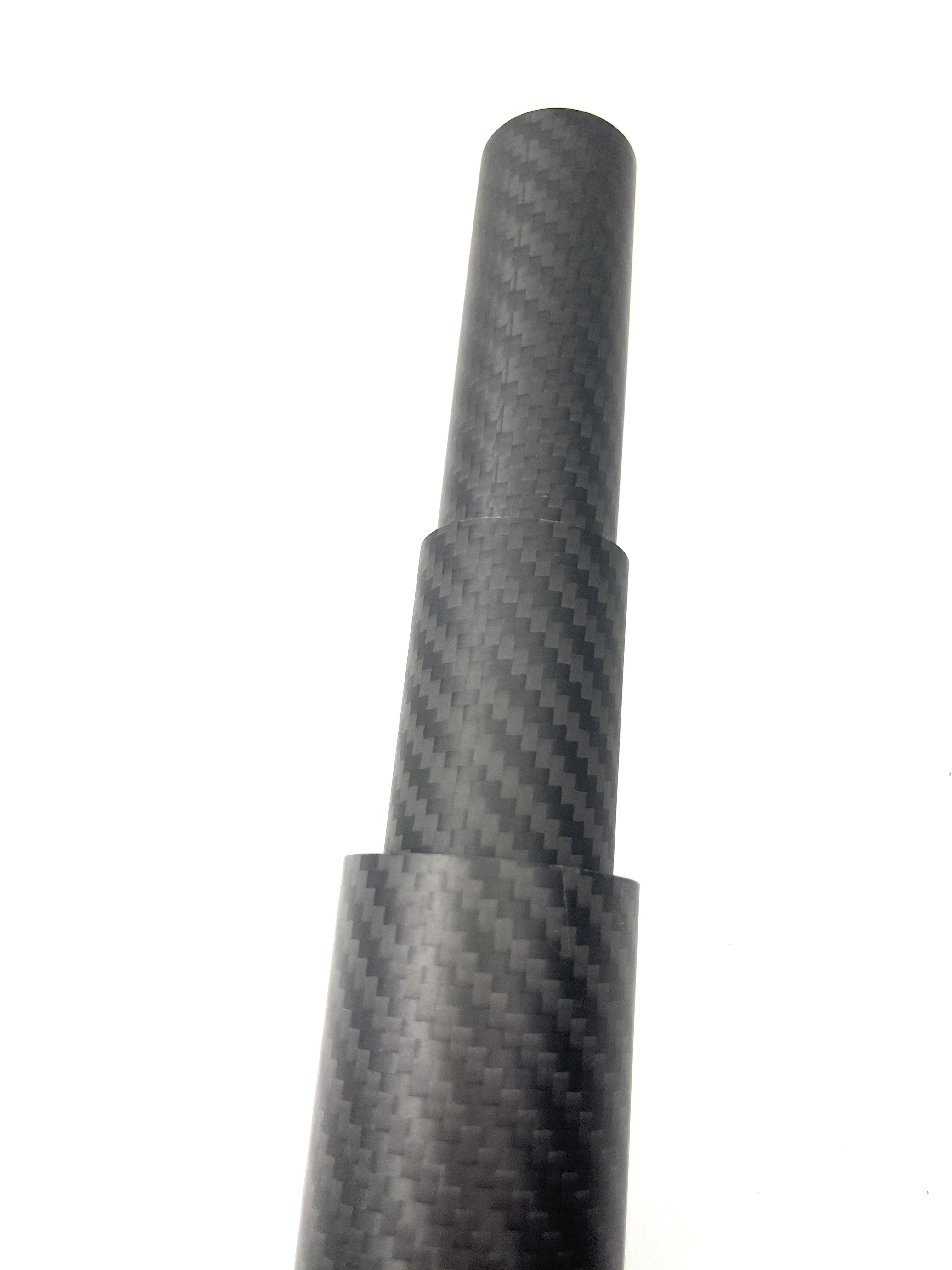 2PCS 3k Carbon Fiber Tube Pipe Twill Matte OD5-25mm Length 1000mm For Engineering RC Toys Modeling Drone Pure Carbon Fiber Tube