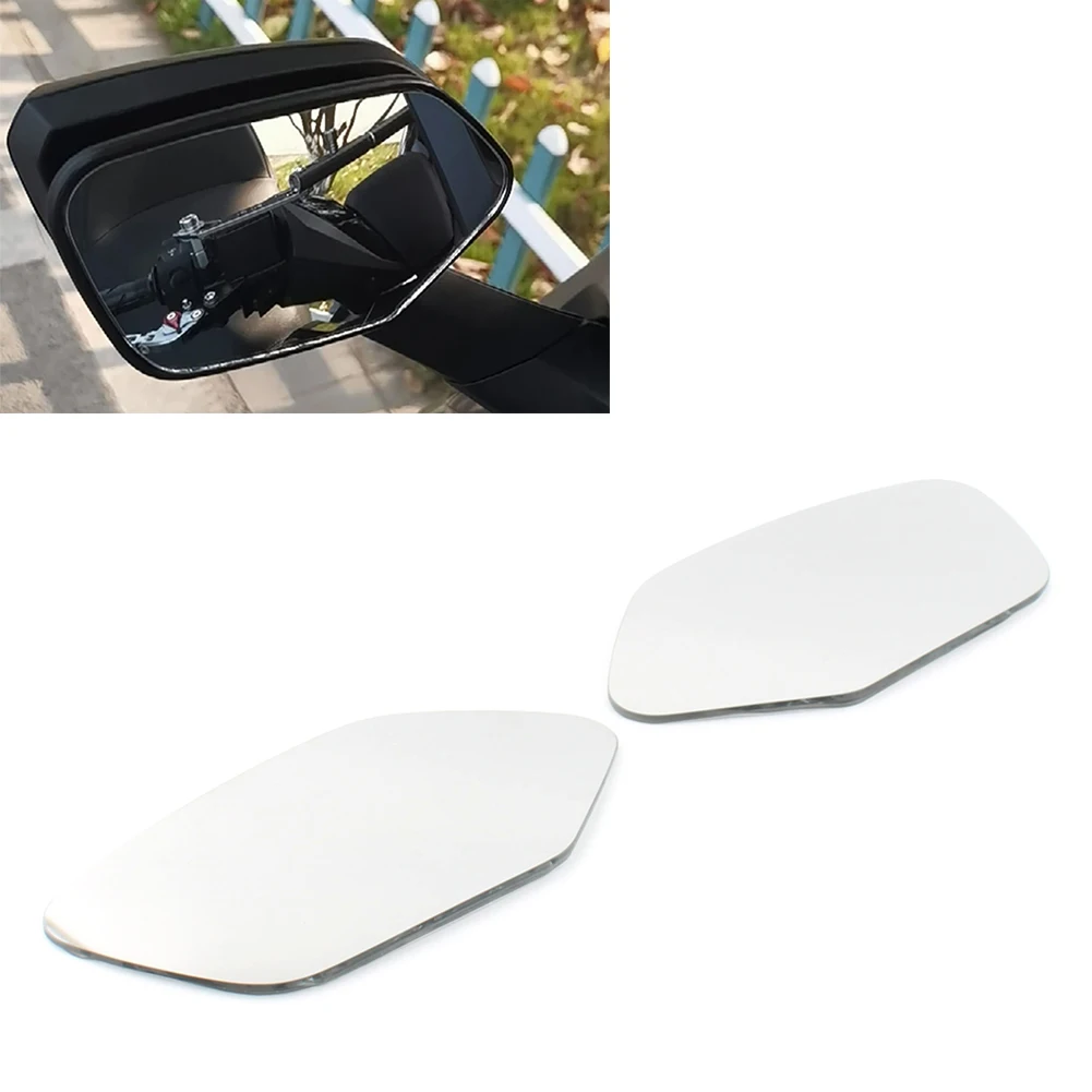 2Pcs Motorcycle Convex Rearview Mirror Lens Increase View For HONDA Forza125 NSS250 Forza300 350