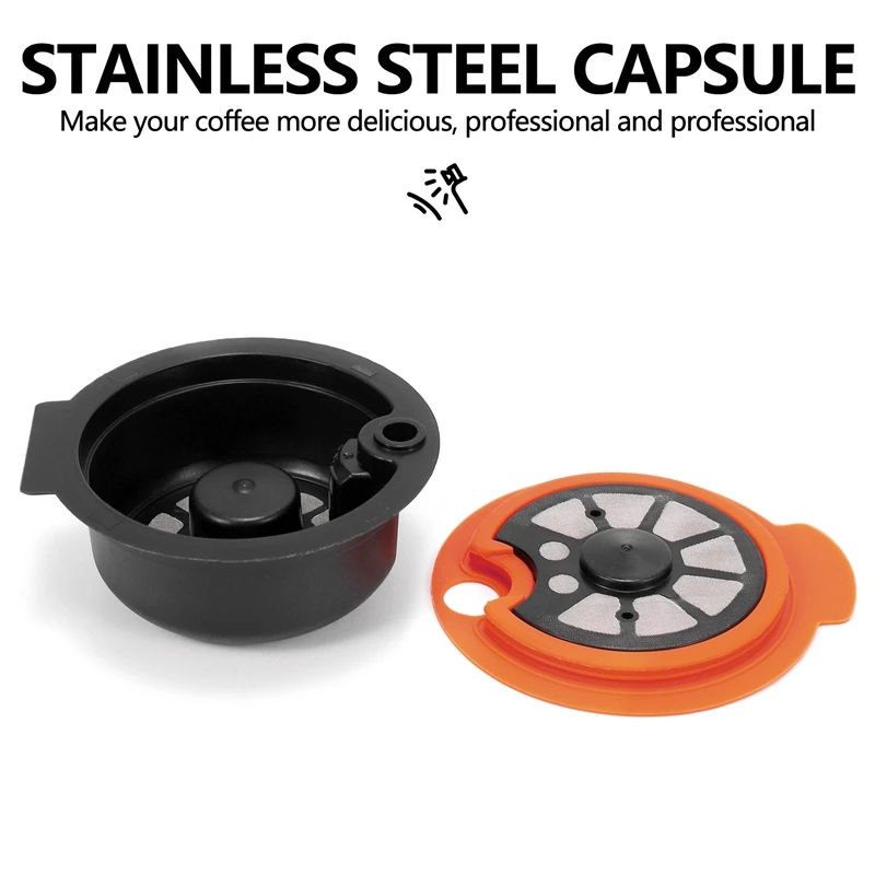 Reusable Coffee Capsules, Compatible With For -S Tassimo Machines, Coffee Filter Refillable Coffee Pods