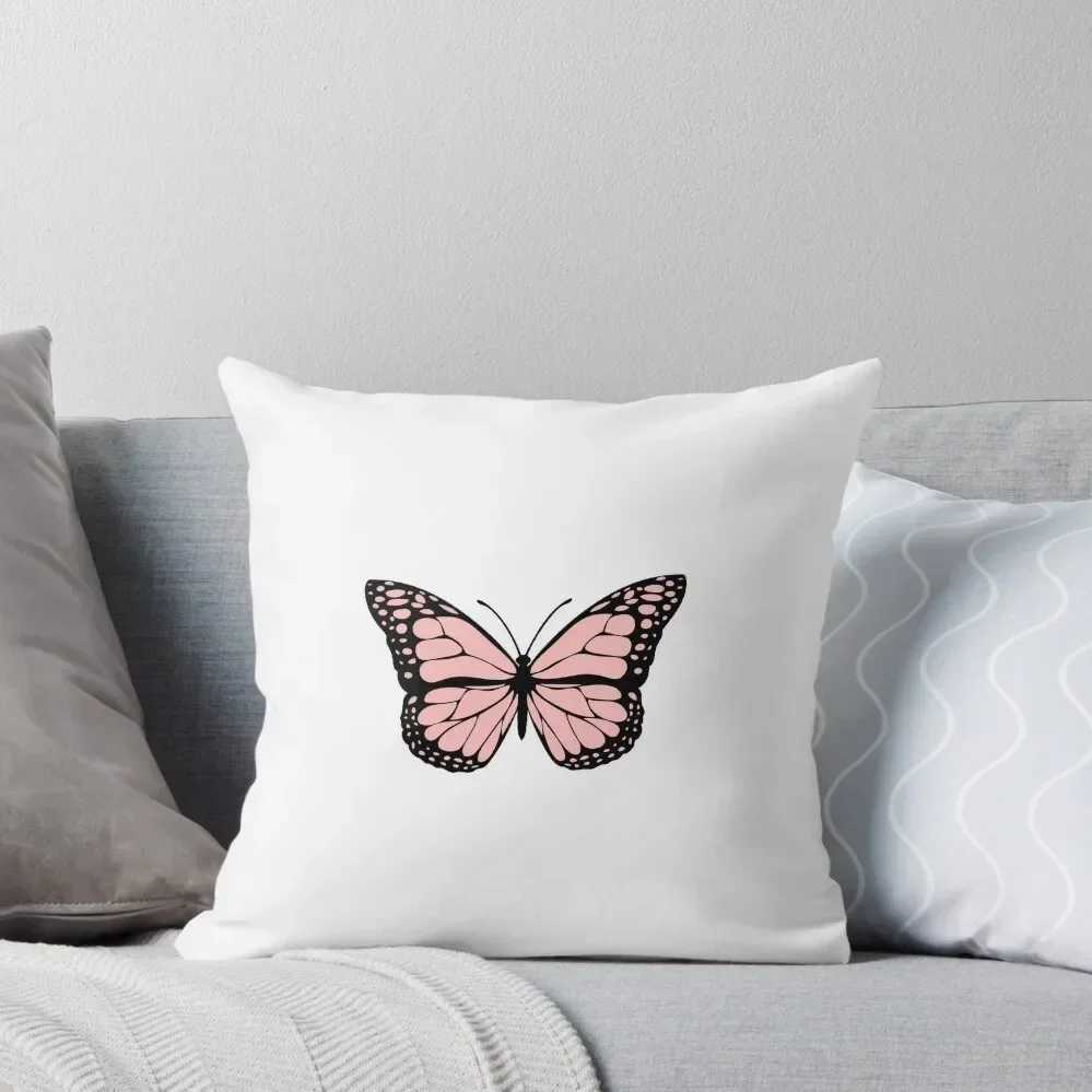 

light pink butterfly Throw Pillow bed pillows Decorative Cover For Living Room Custom Cushion Photo pillow