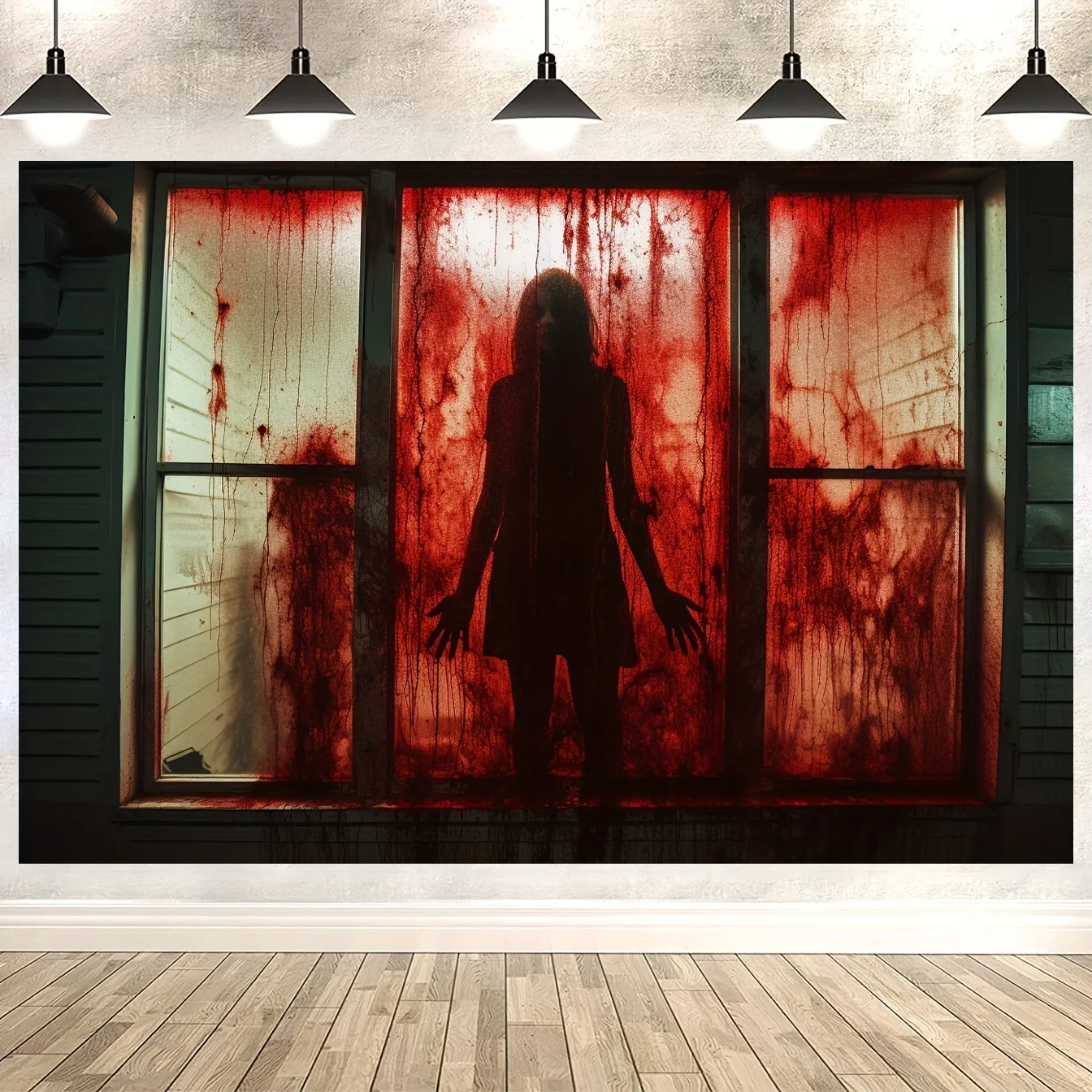 Halloween Party Horror Ghost Hintergrund Stoff-geeignet für die Dekoration von Spuk häusern