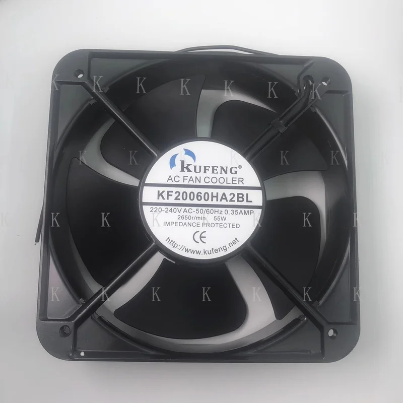 

C ДЛЯ KUFENG KF20060HA2BL AC220V-240V 0,35A 55W 20CM Осевой вентилятор охлаждения