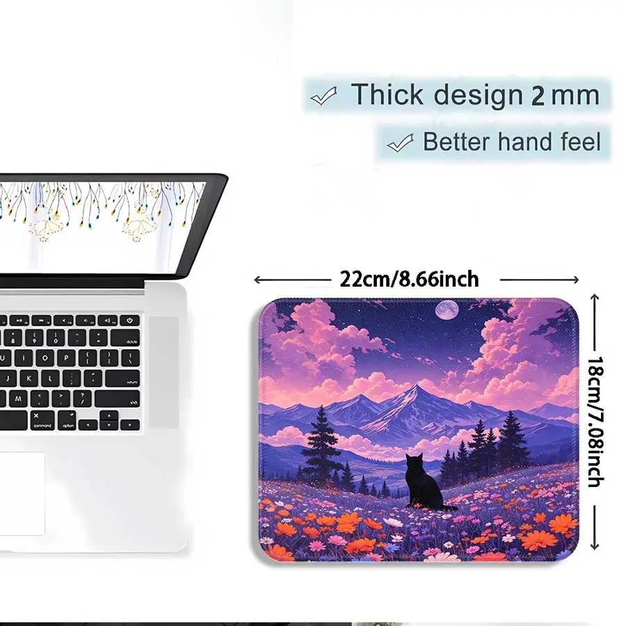 Waterproof Mouse Pad Game Console Pad Desk accessories office Pad Computer Laptop Pad Keyboard Mouse Pad Starry Sky Cat