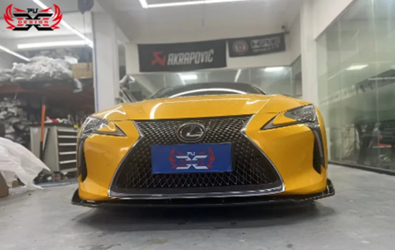 Wholesale For Lexus LC500 Carbon Fiber Front Bumper Lip Front Splitter Bodykit