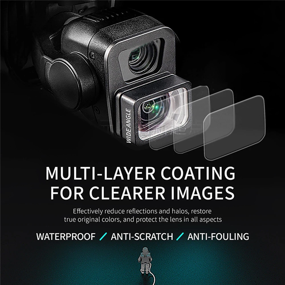 Widening Mirror Drone Filters for DJI Air 3 Multi-Coated Optical Glass Drones Accessories Расширенное зеркало заднего вида