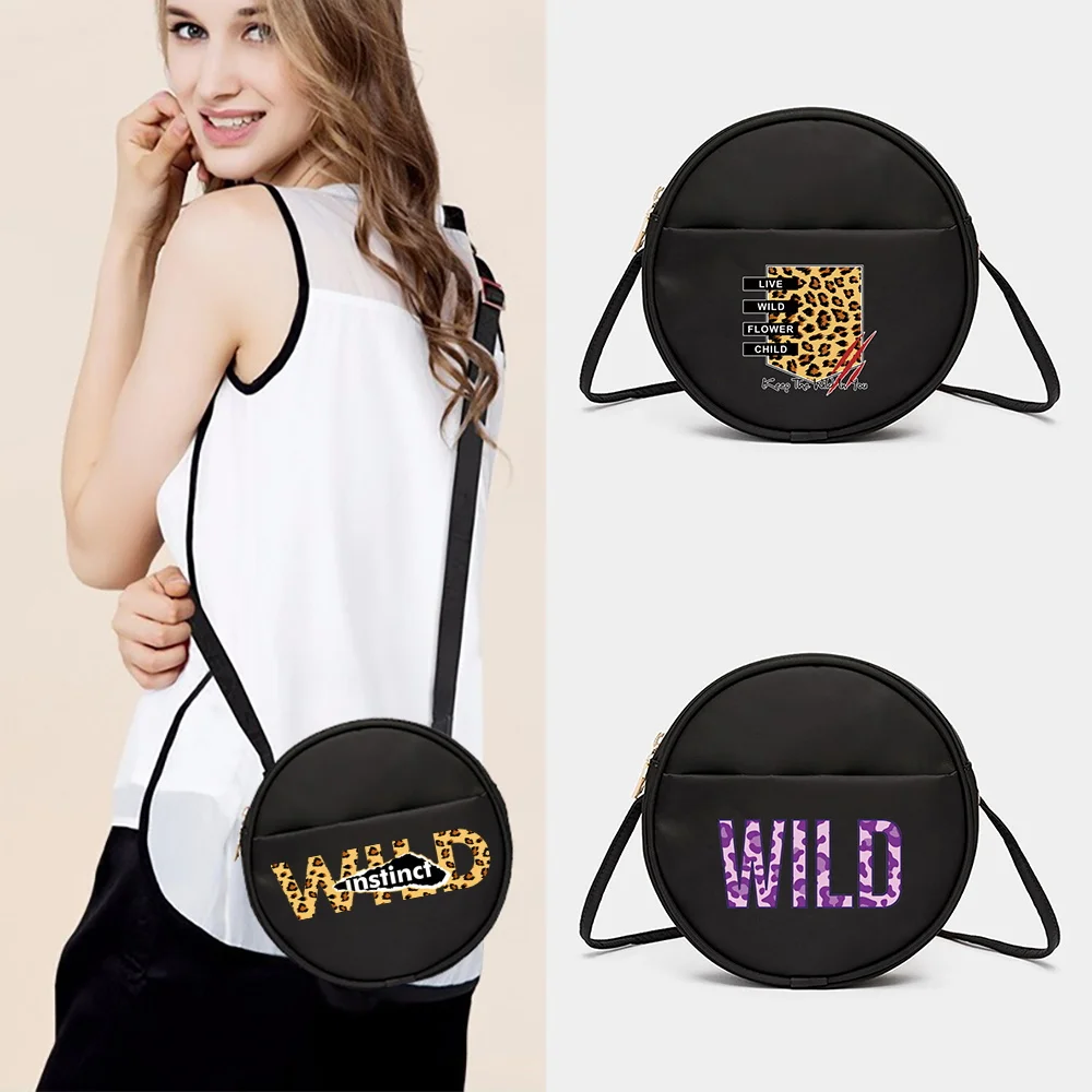 Fashion Wild Pattern Womens Crossbody Storge Bag Handbag Phone Wallets Messenger Shoulder School Female Messenger Shopping Bag