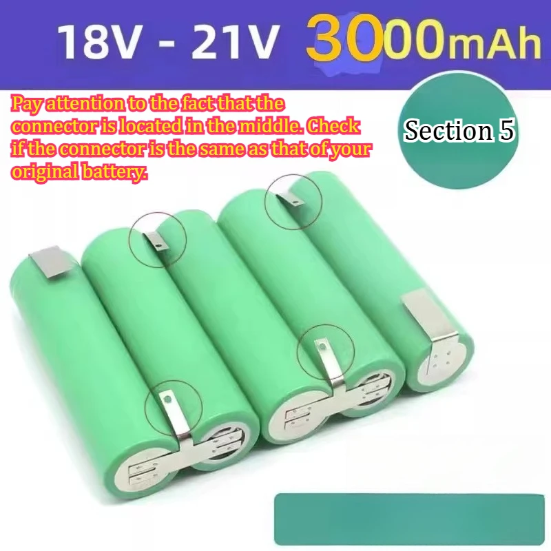 

Литиевая батарея 18650, 21В, большая емкость 3000мАч, аккумулятор для ручной дрели 18В/21В, серия аккумуляторов для электрических гайковертов