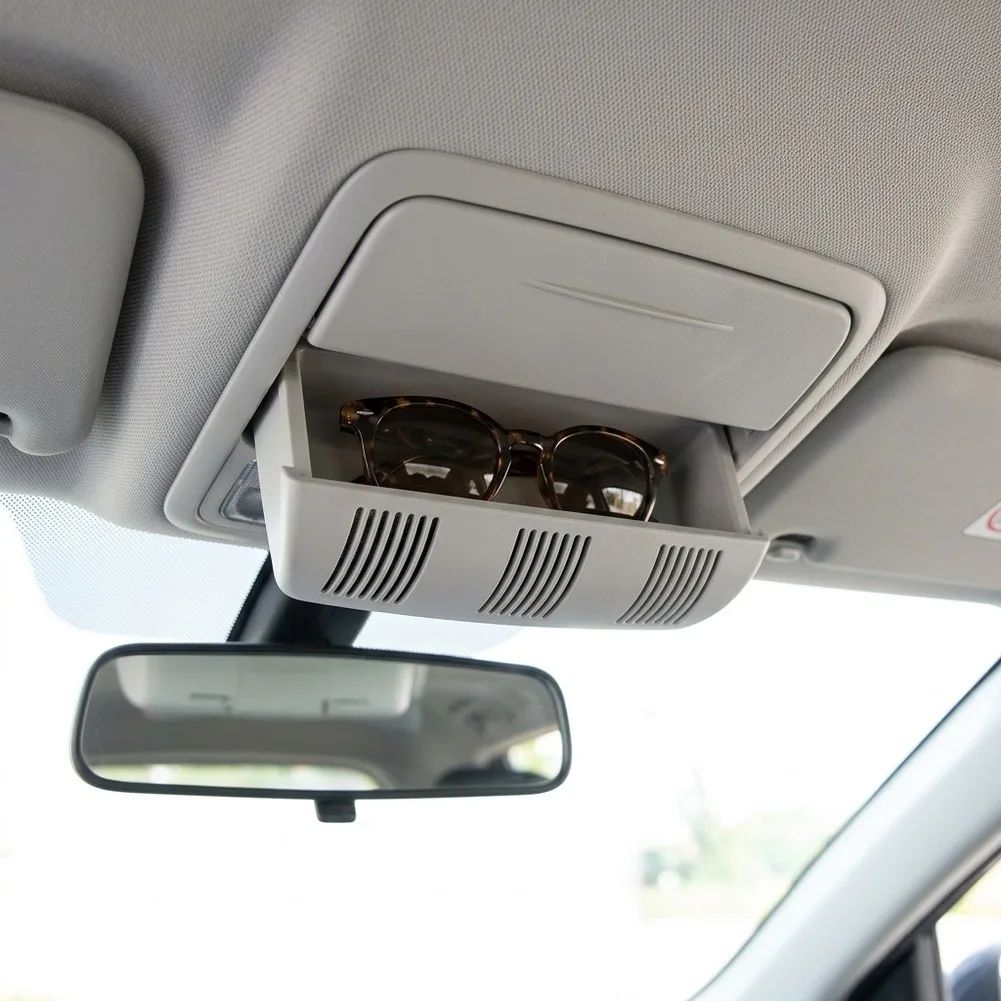 Car Eyewear Case Roof Sunglasses Holder ABS Plastic Construction Direct Replacement Part For Car Interior Organization