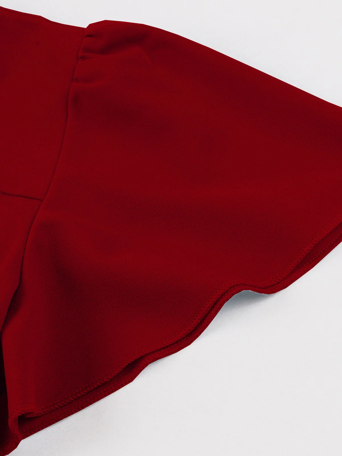 Tonval o-pescoço nó frente cintura alta elegante sólido em camadas vestido 2025 feminino manga curta vintage a linha vestidos longos