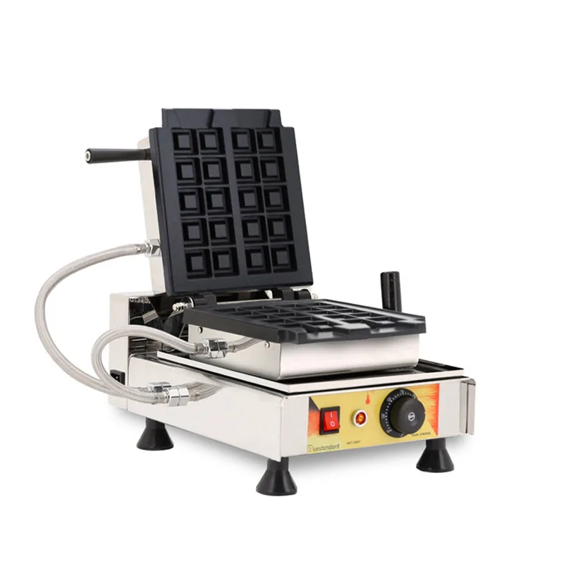 Commercial Waffle Bite Maker Machine Non-Stick Electric Vertical Belgian Waffle Baker Making For Sale