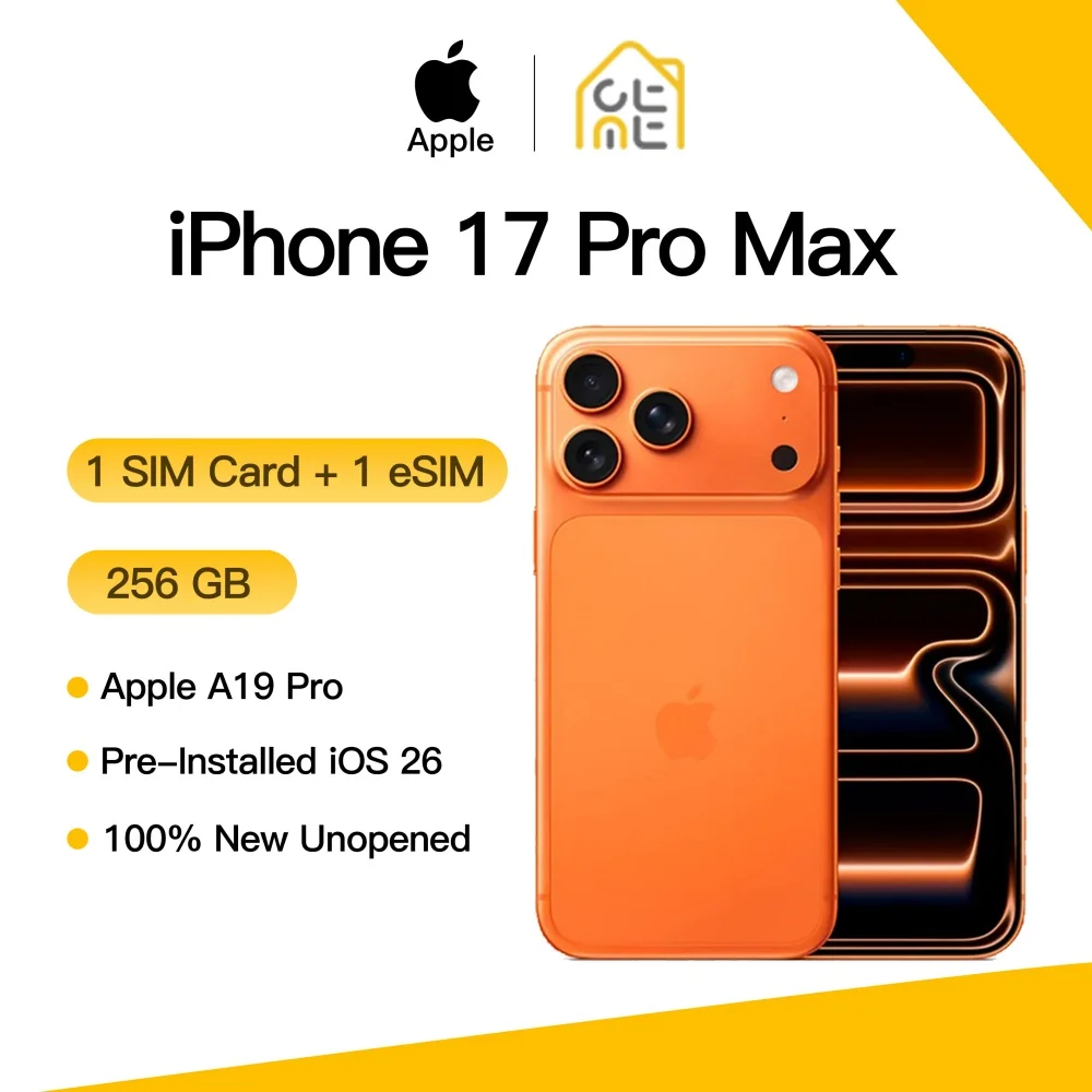 Apple iPhone 17 Pro Max Original New 12GB RAM 120Hz 6.9