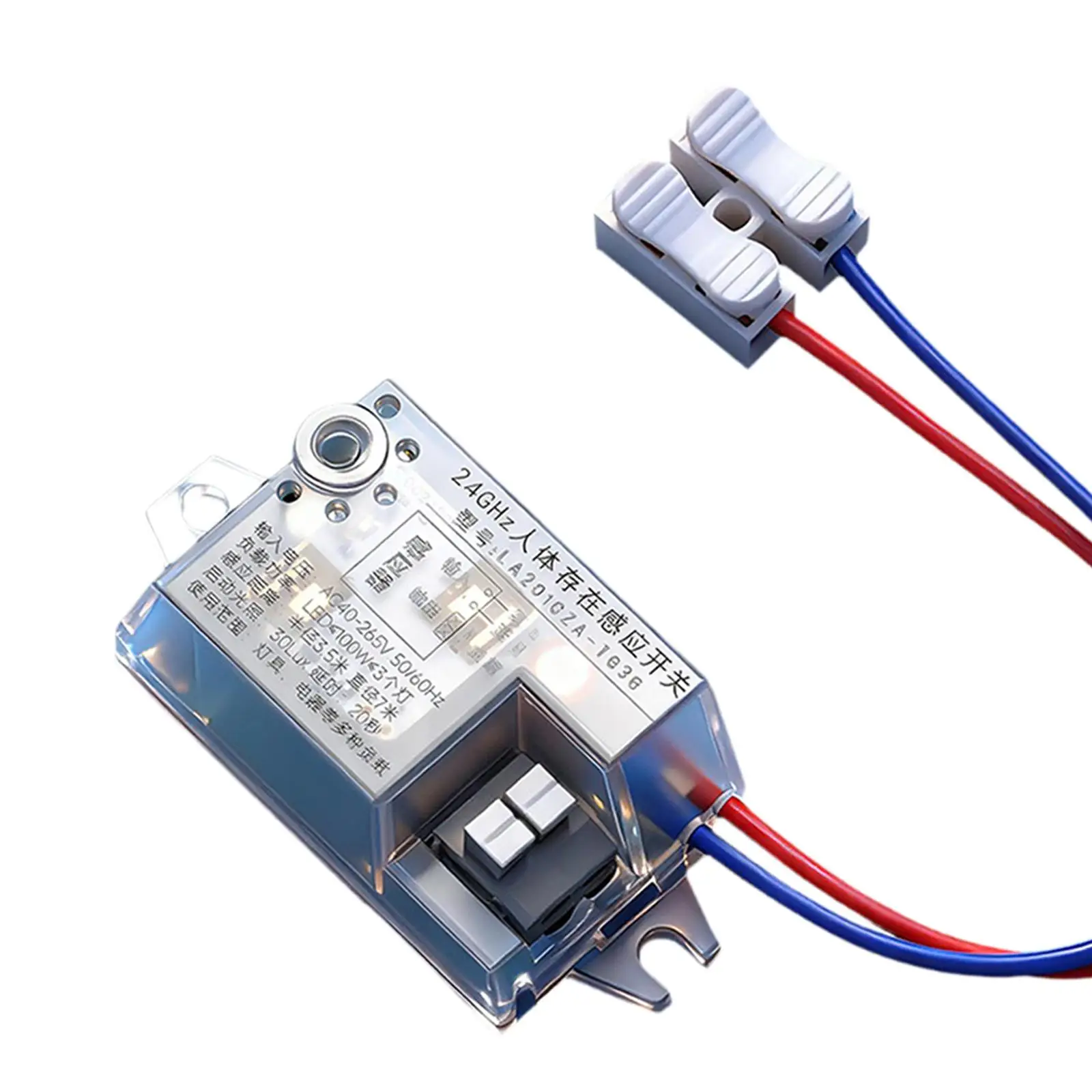 Interruttore con sensore di movimento per luce intelligente multiuso leggero per pezzi di ricambio per campanelli 100 W Interruttore di accensione/spegnimento automatico CA 40-265 V