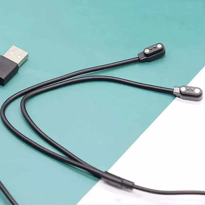 2 Pin 2.5mm Charging Cable 28cm Convenient Double  Charging Cable for Intelligent  Glasses 
