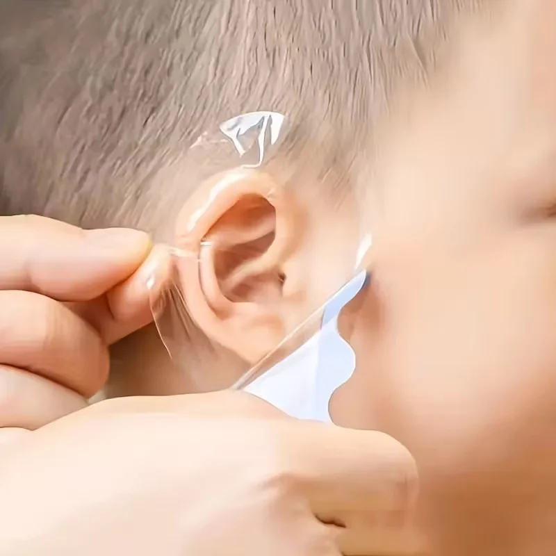 20/100pcs Baby Bathing Waterproof Ear Sticker, Baby Shower Ear Covers, Ear Protectors Children Shower Bathing Ear Cover