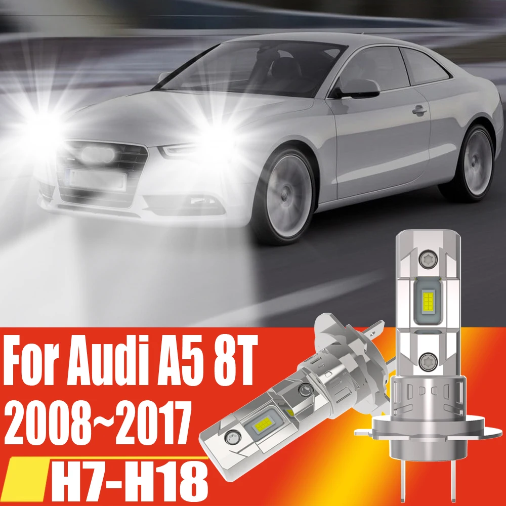 

2pcs H7 PX26D LED Light Canbus White Car Headlight Diode Bulb Vehicle Driving Running Auto Fog Lamp 12V For Audi A5 8T 2008~2017