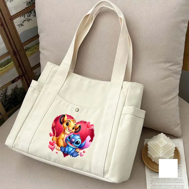 Cute Stitch Tote Bag Women\'s Bags Large Capacity Bags for Women Handbags Tote Bags Lady Bag Hand Bag Stitch Disney Ladies Purse