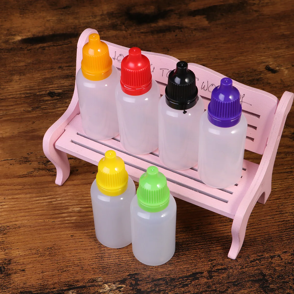 

30 PCS Dropper Bottles Eye Drops Liquid Dropping Squeezable Small Container Eyedrops