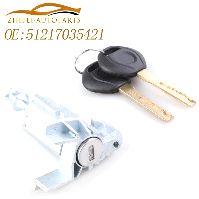 51217035421 Door Lock Cylinder Barrel Assembly With 2 Keys Car 51218244052 For BMW X5 E53 2000 2001 2002 2003 2004 2005 2006