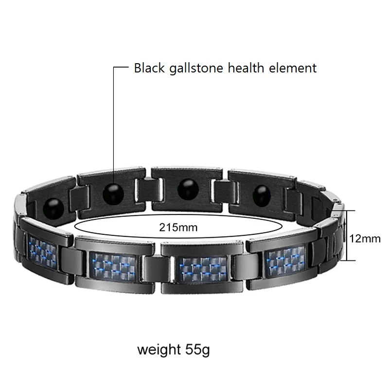 Fettreduktion und Dekompression lindert Müdigkeit, Anti-Strahlung, antistatische Magnetfeldtherapie, Stressreduzierungsarmband für Männer